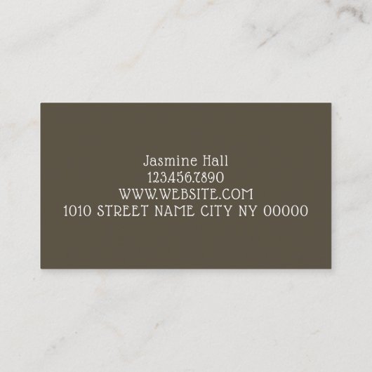 Microblading, Eyebrows, Lashes, Permanente Makeup Visitekaartje (Achterkant)