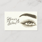 Microblading, Eyebrows, Lashes, Permanente Makeup Visitekaartje (Voorkant)