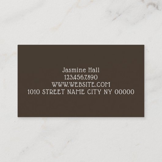 Microblading, Eyebrows, Lashes, Permanente Makeup Visitekaartje (Achterkant)