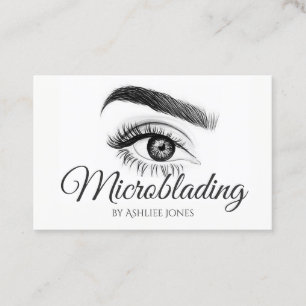 Microblading Eyebrows & Lashes Salon Visitekaartje