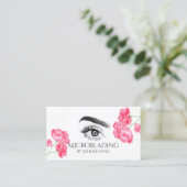 Microblading Eyebrows & Lashes Visitekaartje (Staand voorkant)