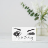 Microblading, Eyebrows, Tattoo, Permanente Makeup Visitekaartje (Staand voorkant)