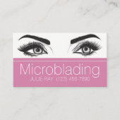 Microblading, Eyebrows, Tattoo, Permanente Makeup Visitekaartje (Voorkant)