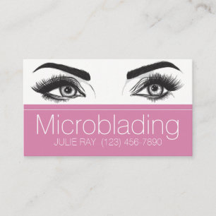 Microblading, Eyebrows, Tattoo, Permanente Makeup Visitekaartje