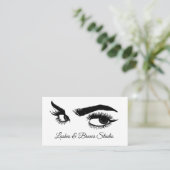 Microblading, Eyebrows, Tattoo, Permanente Makeup Visitekaartje (Staand voorkant)