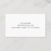 Microblading, Eyebrows, Tattoo, Permanente Makeup Visitekaartje (Achterkant)