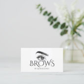 Microblading, Eyebrows, Tattoo, Permanente Makeup Visitekaartje (Staand voorkant)