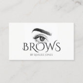 Microblading, Eyebrows, Tattoo, Permanente Makeup Visitekaartje (Voorkant)
