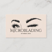 Microblading, Eyebrows, Tattoo, Permanente Makeup  Visitekaartje (Voorkant)