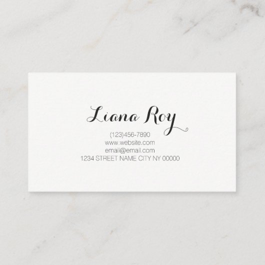 Microblading, Eyebrows, Tattoo, Permanente Makeup Visitekaartje (Achterkant)