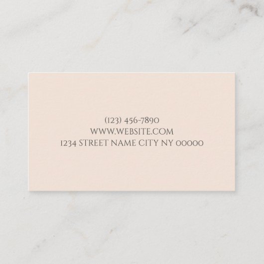 Microblading, Eyebrows, Tattoo, Permanente Makeup Visitekaartje (Achterkant)