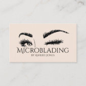 Microblading, Eyebrows, Tattoo, Permanente Makeup Visitekaartje (Voorkant)