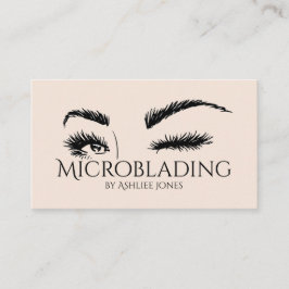 Microblading, Eyebrows, Tattoo, Permanente Makeup Visitekaartje