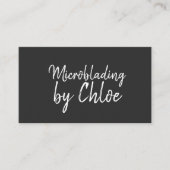 Microblading, Eyebrows, Tattoo, Permanente Makeup Visitekaartje (Voorkant)