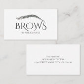 Microblading, Eyebrows, Tattoo, Permanente Makeup Visitekaartje (Voorkant / Achterkant)