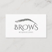 Microblading, Eyebrows, Tattoo, Permanente Makeup Visitekaartje (Voorkant)