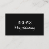 Microblading, Eyebrows, Tattoo, Permanente Makeup Visitekaartje (Voorkant)
