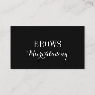 Microblading, Eyebrows, Tattoo, Permanente Makeup Visitekaartje