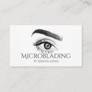 Microblading, Eyebrows, Tattoo, Permanente Makeup Visitekaartje