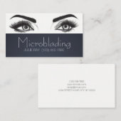 Microblading, Eyebrows, Tattoo, Permanente Makeup Visitekaartje (Voorkant / Achterkant)