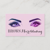 Microblading, Eyebrows, Tattoo, Permanente Makeup Visitekaartje (Voorkant)