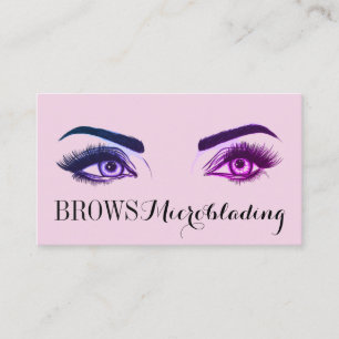 Microblading, Eyebrows, Tattoo, Permanente Makeup Visitekaartje