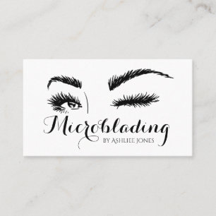 Microblading, Eyebrows, Tattoo, Permanente Makeup Visitekaartje