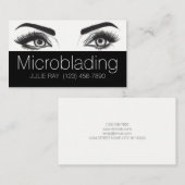 Microblading, Eyebrows, Tattoo, Permanente Makeup Visitekaartje (Voorkant / Achterkant)