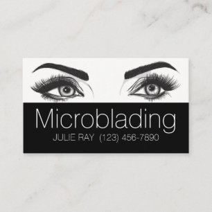 Microblading, Eyebrows, Tattoo, Permanente Makeup Visitekaartje