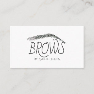 Microblading, Eyebrows, Tattoo, Permanente Makeup Visitekaartje
