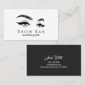 Microblading & Eyelash-uitbreidingen Visitekaartje (Voorkant / Achterkant)