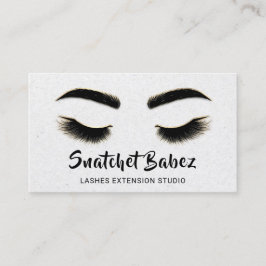 Microblading Makeup Eyelash Studio QR Grey Visitekaartje