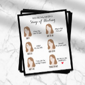 Microblading Natercare Instruction Classy Framed Flyer