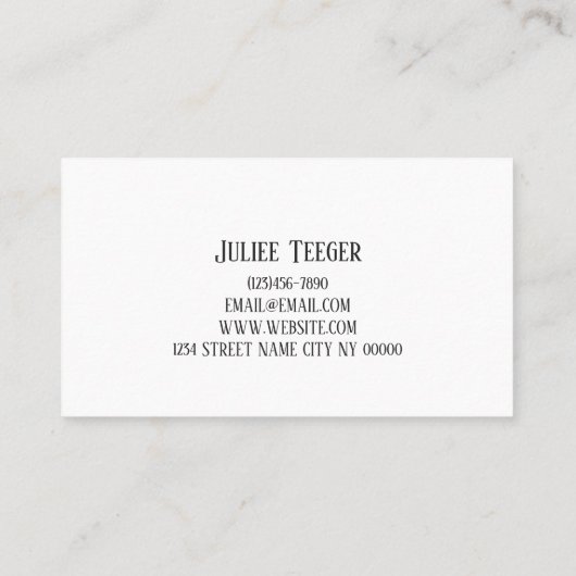 Microblading & Permanent Makeup Visitekaartje (Achterkant)