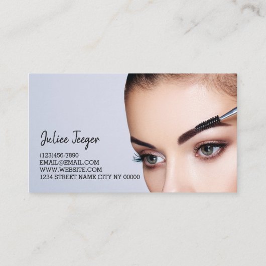 Microblading & Permanent Makeup Visitekaartje (Achterkant)