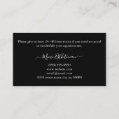 MICROBLADING Salon Appointment Card Afsprakenkaartje (Achterkant)