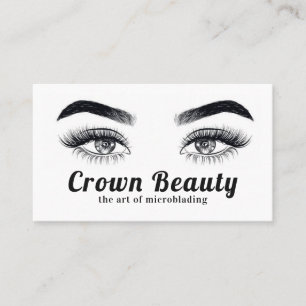 Microblading Wenkbrauwen & Wimpers Salon Visitekaartje