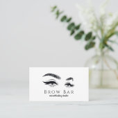 Microblading & Wimper Extensions Visitekaartje (Staand voorkant)