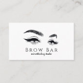 Microblading & Wimper Extensions Visitekaartje (Voorkant)