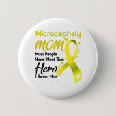 Microcephaly Awareness Month Ribbon Gifts Ronde Button 5,7 Cm (Voorkant)
