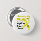 Microcephaly Awareness Month Ribbon Gifts Ronde Button 5,7 Cm (Voorkant /achterkant)