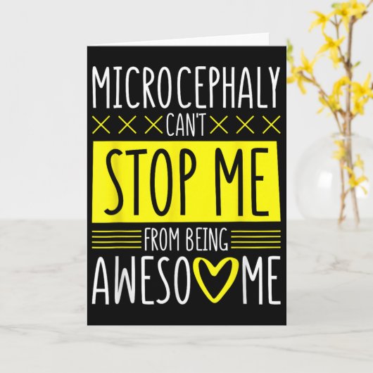 Microcephaly Can't Stop Me, Microcephaly Fighter S Kaart (Gele Bloem)