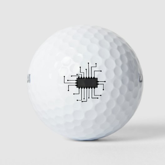 Microchip Geek Golfballen (Voorkant)