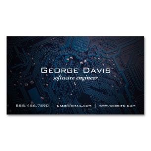 microchip   Software Engineer Magnetisch Visitekaartje