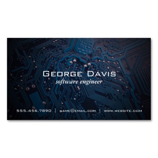 Microchip | Software Engineer Magnetisch Visitekaartje (Voorkant)