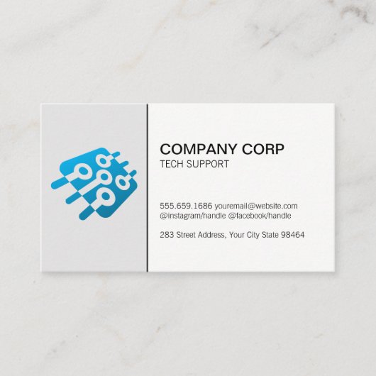 Microchip | Technologie Afsprakenkaartje (Voorkant)