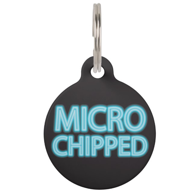 Microchipped Pet ID-tag Huisdierpenning (Voorkant)