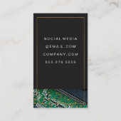 Microchiptechnologie | Nieuwe huur Visitekaartje (Achterkant)