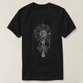 MICROCOSMOS GODHEAD - occult Sacred Geometry T-Shi T-shirt (Design voorkant)