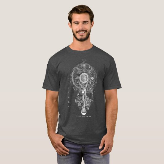 MICROCOSMOS GODHEAD  Occult Sacred Geometry T-shirt (Voorkant volledig)